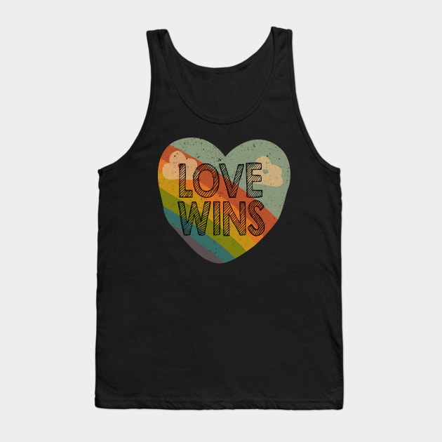 Love Wins Colorful LGBT Tank Top by reunitedbummer160